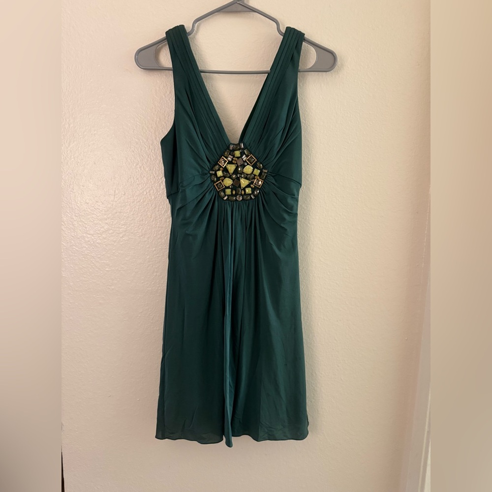 BCBG MAXARIZIA GREEN DRESS